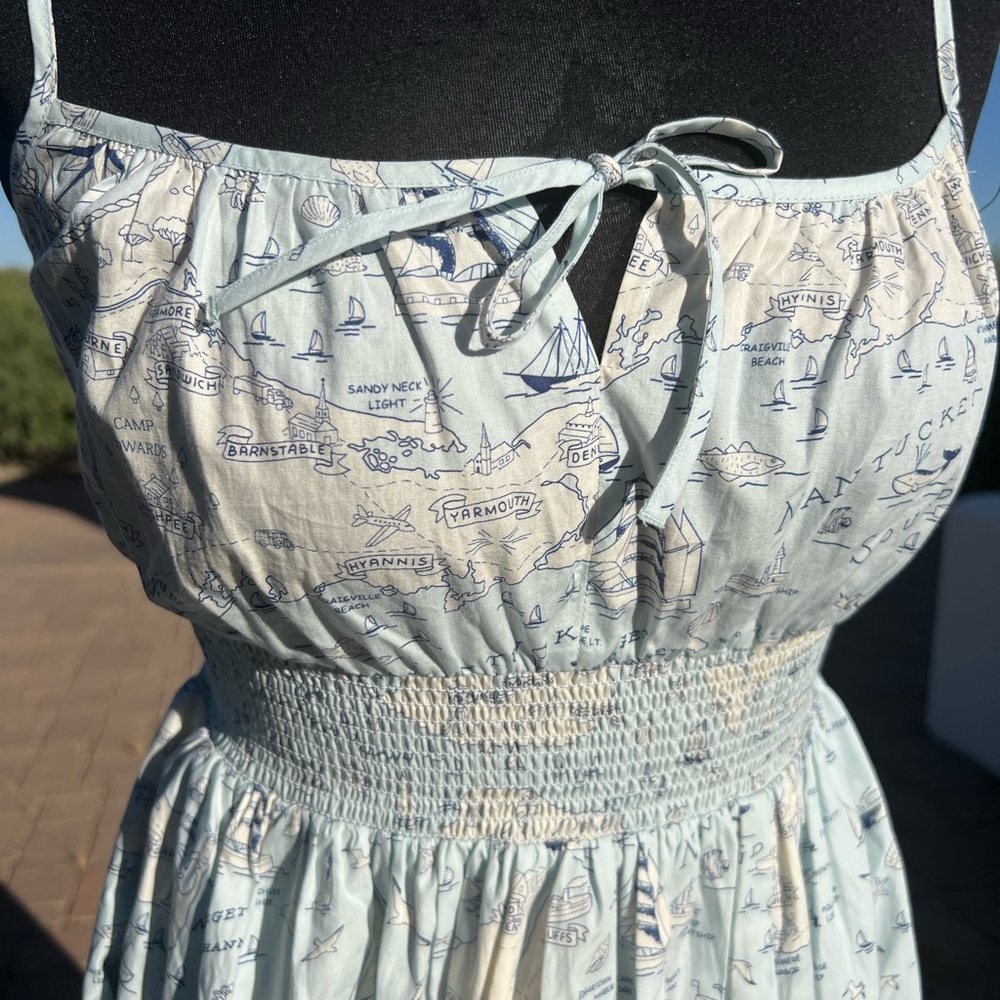 JCrew Cape Cod Map dress